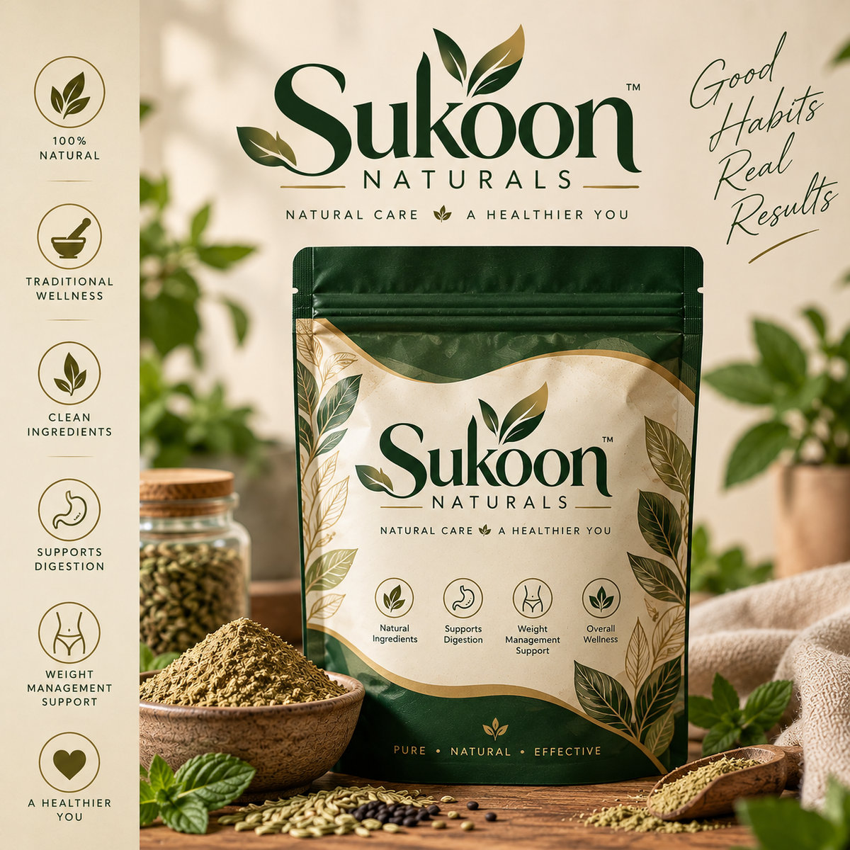 Sukoon Naturals Herbal Blend