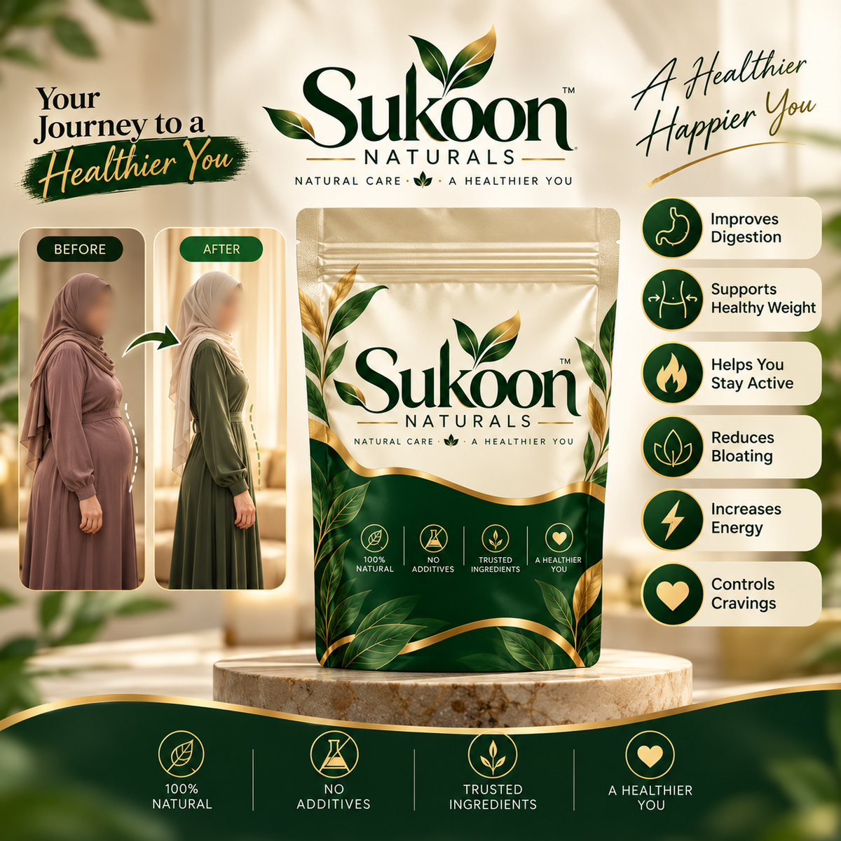 Sukoon Naturals Herbal Blend